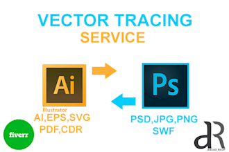 convert any file to vector file or vectorize the object