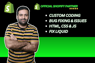 fix your liquid code, customize shopify store