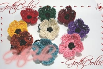 make a custom Crocheted Flower Ring