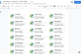 do urgent mail merge for avery labels letters envelopes