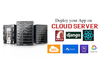 deploy apps on aws cloud, heroku, google cloud, azure