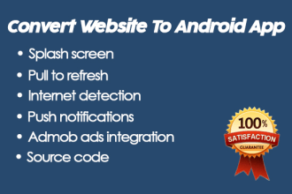 convert website to pro android app using webview