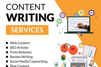 be your SEO, website content, blog and article writer