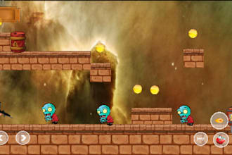 do game development of action mobile game
