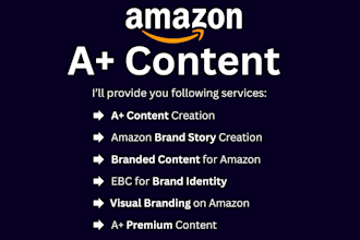 design ebc or a plus content, storefront, listing detail page images