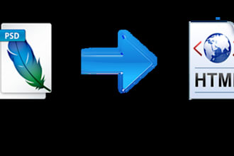 convert PSD to html and css