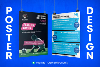 design banners, posters, social media posts, postcards
