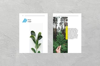 design flyer, brochure or post card