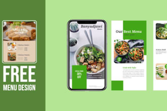 design a clean instagram story for food and beverage