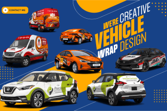 do professional, car, van vehicle wrap design