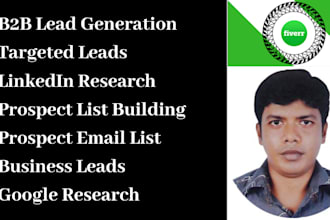 do b2b lead generation and GEO targeted lead prospecting by using linkedin