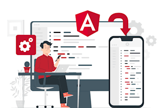 create angular website end to end, expert and professional