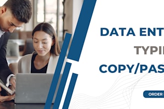 do data entry, fast typing, excel data entry, copy paste