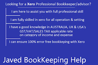 be your xero bookkeeper and consultant