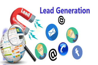 do lead generation and web research