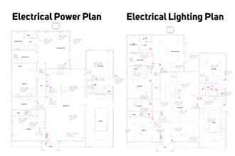 create electrical engineering drawings and mep plumbing plans
