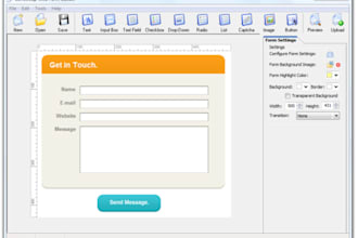 make a custom design php aspnet mvc single page stand alone Contact form for your website