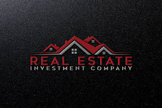 real estate property investment logo design in 12 hours