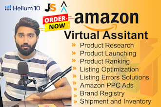 be your private label amazon VA professional amazon fba virtual assistant