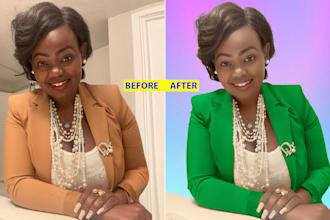 edit photo, portrait photo retouching, product clean up, change background