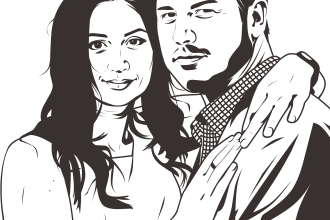 draw black and white styles for your photos