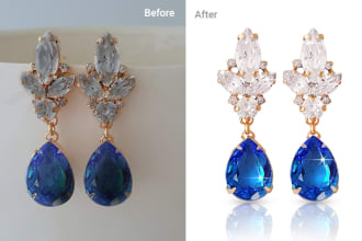 best HD quality jewelry retouching and jewelry image editing