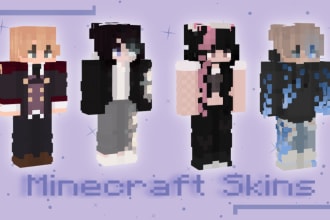 make customizable minecraft skins for you