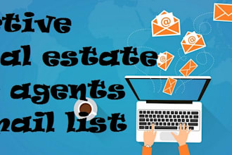 collect broker or realtors or real estate agents email list
