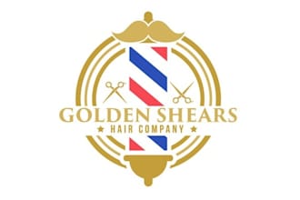 make professional barber shop logo design
