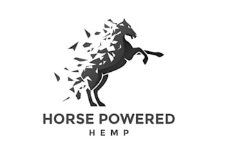 design unique hemp horse supplement logo