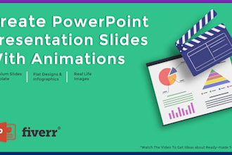 create a powerpoint presentation slides with infographic