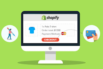 setup a professional shopify website