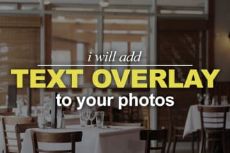 add text overlay on your photos