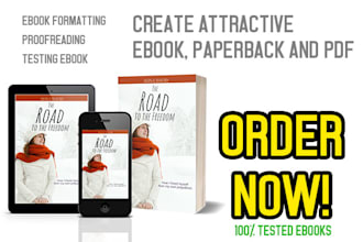 format an ebook layout and book interior design