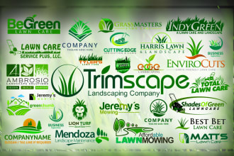 make logo for landscape,,irrigation,lawn care service