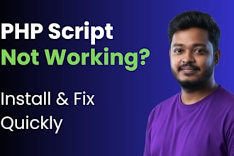 install and fix any PHP script on shared hosting or vps