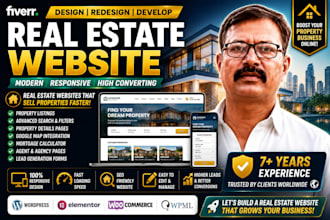 design a responsive real estate website with idx integration