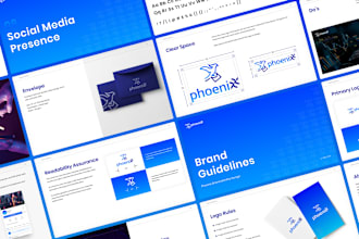 design premium brand guidelines for your logo