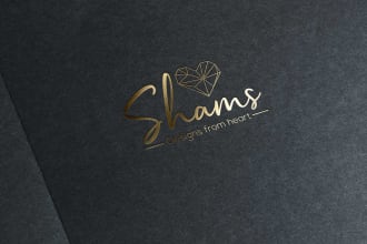 design luxury and modern jewelry logo