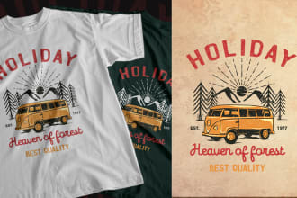 create premium vintage t shirt design