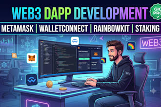 develop a web3 dapp with metamask and staking