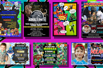 design for you birthday party invitation