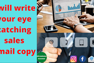 write your eye catching sales email copy