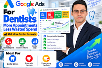 set up and manage google ads for dentists for more patients