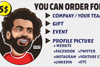 draw big head cartoon caricature from your photo
