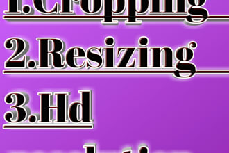 crop and resize image in one day