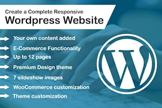 create full website on wordpress