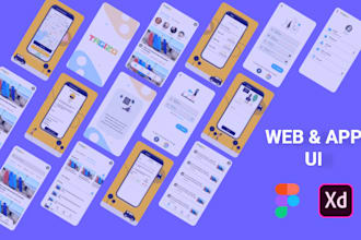 design a mobile and web app UI