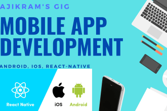 develop native and cross platform mobile apps for you