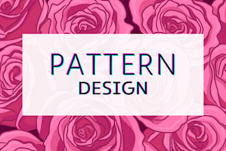 design simple patterns for fabric, backgrounds, and others